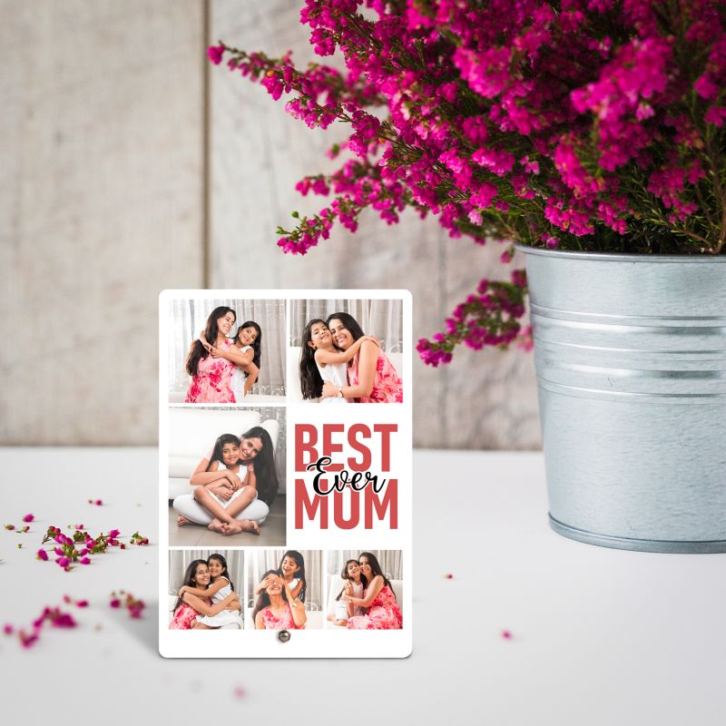 Personalized Best Mom Ever Collage Photo Frame Birthday Gift For Mom From Daughter & Son Mothers Day Gift For Mom Memorable Gift For Mom